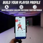 XDT Xtreme Hockey Shooting Targets 2-Pack – App Compatible Smart Shooting Targets – Corner Goal Trainer for Accuracy & Precision – Heavy-Duty Durable Design – Fits Standard 72” Hockey Nets