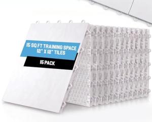 Premier Sports – Hockey Flooring Tiles for Training - 15 Pack of 12 x 12“ – Hockey Floor Mat for Creating Training Space - Hockey Training Equipment – for Hockey Stickhandling and Shooting Practice