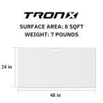 TronX Hockey Hockey Shooting Pad – 24” x 48” Synthetic Ice Board for Stickhandling, Passing & Shooting Extreme – Off-Ice Training Mat - Get Better