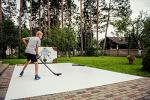 Hockey Revolution My Puzzle Durable Flooring Tiles - Slick Interlocking Training Surface for Stickhandling, Shooting, Passing - Build Your Own Platform (8 Tiles (9.39 sqft)