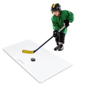 Deekin Hockey Shooting Pad Pucks Board Practice Shooting Stickhandling Heavy Duty Ice Hockey Training Aid with Handle for Kids Adults Puck(Normal Style,24 x 16 Inch)