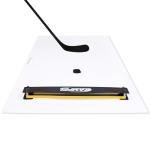 kasifei Professional Hockey Shooting Pad with Puck Rebounder - 60" x 30" Synthetic Ice Surface - Portable Training Equipment for Shooting, Passing and Stickhandling Performance