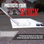 Snipers Edge Hockey - Hockey Shooting Pad - Small 24" by 48" - Simulates Real Ice, Heavy Duty, Weather Proof Coating, Portable and Convenient