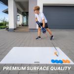 Shooting Pad for Hockey Training – 30"x60" Roll-Up Surface for Stickhandling, Passing & Shooting – Real Ice Feel Practice Board – Hockey Skills Training Aid for All Ages