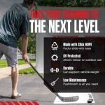 Snipers Edge Hockey - Hockey Shooting Pad - Small 24" by 48" - Simulates Real Ice, Heavy Duty, Weather Proof Coating, Portable and Convenient