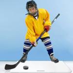 Deekin Hockey Shooting Pad Pucks Board Practice Shooting Stickhandling Heavy Duty Ice Hockey Training Aid with Handle for Kids Adults Puck(Normal Style,24 x 16 Inch)