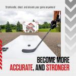 Snipers Edge Hockey - Hockey Shooting Pad - Small 24" by 48" - Simulates Real Ice, Heavy Duty, Weather Proof Coating, Portable and Convenient