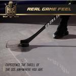 ACE HOCKEY Shooting Pad 30” x 60” - Shoot Like on Real Ice - Practice Shooting, Stickhandling, Passing Skills on 12.5 sqft - Convenient Off-Ice Training - Easy to Carry - Synthetic Ice Mat