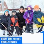 Deekin Hockey Shooting Pad Pucks Board Practice Shooting Stickhandling Heavy Duty Ice Hockey Training Aid with Handle for Kids Adults Puck(Normal Style,24 x 16 Inch)