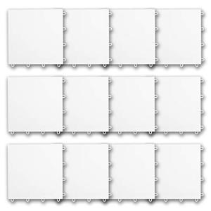 Franklin Sports Synthetic Ice Hockey Shooting Pad - Fake Ice Dryland Tiles for Shot Training Stick Handling Skills Practice - Hockey Training Equipment - 4' x 3' Feet