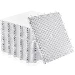 Fabbay 15 Pack Dryland Synthetic Ice Hockey Tiles 12x12 Floor Mat Hockey Training Equipment for Shooting Stickhandling Practice (12 x 12,White)