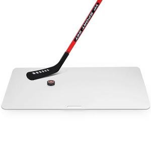 Timgle 30"x60" Hockey Shooting Pad Heavy Duty Synthetic Ice Mat for Stick Handling, Passing & Shooting Practice Simulates Real Ice Surface, Portable & Weatherproof Off-ice Training for Street Hockey