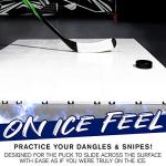 Franklin Sports Synthetic Ice Hockey Shooting Pad - Fake Ice Dryland Tiles for Shot Training Stick Handling Skills Practice - Hockey Training Equipment - 4' x 3' Feet