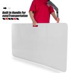 Timgle 30"x60" Hockey Shooting Pad Heavy Duty Synthetic Ice Mat for Stick Handling, Passing & Shooting Practice Simulates Real Ice Surface, Portable & Weatherproof Off-ice Training for Street Hockey