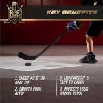 ACE HOCKEY Shooting Pad 24” x 48” - Shoot Like on Real Ice - Practice Shooting, Stickhandling, Passing Skills on 8 sqft - Convenient Off-Ice Training - Easy to Carry - Synthetic Ice Mat