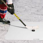 Timgle 30"x60" Hockey Shooting Pad Heavy Duty Synthetic Ice Mat for Stick Handling, Passing & Shooting Practice Simulates Real Ice Surface, Portable & Weatherproof Off-ice Training for Street Hockey