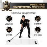 ACE HOCKEY Shooting Pad 24” x 48” - Shoot Like on Real Ice - Practice Shooting, Stickhandling, Passing Skills on 8 sqft - Convenient Off-Ice Training - Easy to Carry - Synthetic Ice Mat