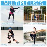 Sibosen 8 PCS Hockey Floor Tiles Mats, Interlocking Dryland Synthetic Ice Tiles for Hockey Training Equipment Board for Shooting Outdoor Indoor, Expandable & Easy Install