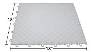 Big Floors Dryland Practice Hockey Interlocking Tile Kit, Training Aid for Stickhandling, Shooting, Passing and More - Single Tile (18" x 18")