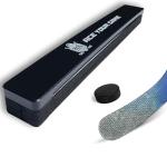 ACE HOCKEY Shooting Pad 30" x 60" with Puck Passer - Synthetic Ice Mat Hockey Puck Rebounder Included - 12.5 sqft Shoot Pad with Double Sided Passer for One Timers - Practice Hockey Shooting, Passing