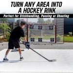 Better Hockey Extreme Dryland Flooring Tiles - Synthetic Ice Panels for Hockey, Professional Quality Training Aid for Shooting, Passing and Stickhandling - Total Size 22.5 Square Feet, 10-Tile Pack