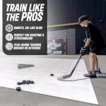 Better Hockey Extreme Dryland Flooring Tiles - Synthetic Ice Panels for Hockey, Professional Quality Training Aid for Shooting, Passing and Stickhandling - Total Size 22.5 Square Feet, 10-Tile Pack