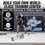 Better Hockey Extreme Dryland Flooring Tiles - Synthetic Ice Panels for Hockey, Professional Quality Training Aid for Shooting, Passing and Stickhandling - Total Size 22.5 Square Feet, 10-Tile Pack