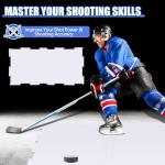 Maasechs 3 Pack Dryland Hockey Ice Tiles, 19 x 38 Inch Large Synthetic ice Tiles Artificial Double Sided Hockey Shooting Pads outdoo Rink for Shooting Passing Practices