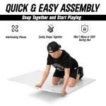 Better Hockey Extreme Dryland Flooring Tiles - Synthetic Ice Panels for Hockey, Professional Quality Training Aid for Shooting, Passing and Stickhandling - Total Size 22.5 Square Feet, 10-Tile Pack