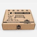 ACE HOCKEY Dryland Flooring Tiles for Hockey Training - 8-Pack Hockey Tiles (9.4 sqft) for Shooting, Passing, Stickhandling - Not Skateable Synthetic Ice Tiles for Hockey Practice