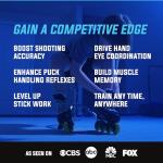 Skate Anytime Precision Dryland Hockey Tiles – Expandable Off-Ice Hockey Training Zones for Stickhandling, Passing & Shooting (Gray, Quick Hands Zone → 25 sq ft)