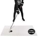ACE HOCKEY Dryland Flooring Tiles for Hockey Training - 8-Pack Hockey Tiles (9.4 sqft) for Shooting, Passing, Stickhandling - Not Skateable Synthetic Ice Tiles for Hockey Practice