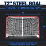 Franklin Sports NHL Quikset Steel Hockey Goal - 72"