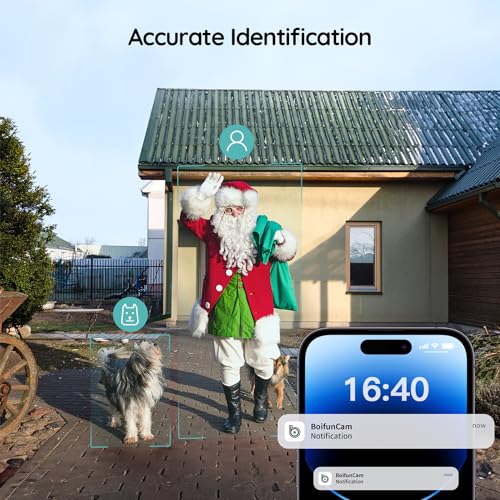 Wireless Doorbell Camera - 2K HD, No Subscription Needed