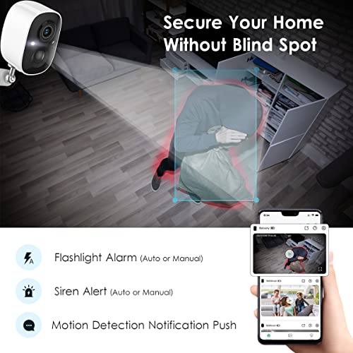 GMK Wireless Outdoor Security Cameras 2-Pack