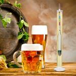 Circrane Hydrometer and Glass Test Jar Set