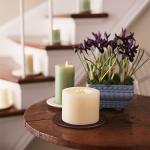 6 Leatherette Drink Coasters with Holder