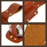Leather Beer Holster Belt for Outdoor Fun