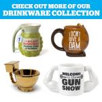 Bigmouth Inc 24 OZ Dumbbell Beer Glass