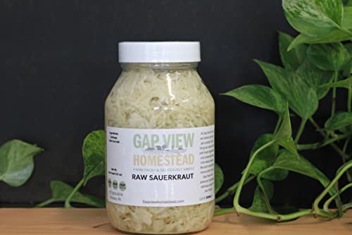 Organic Raw Sauerkraut - Lacto Fermented Quart