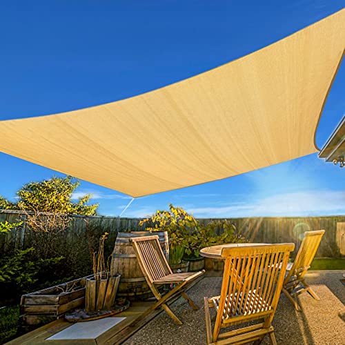 Customizable 10'x13' Sun Shade Sail for Patio Garden