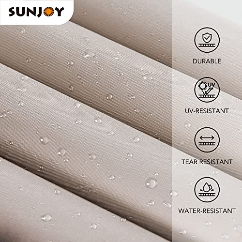 Sunjoy Lindt Curved Steel Pergola with Adjustable Canopy