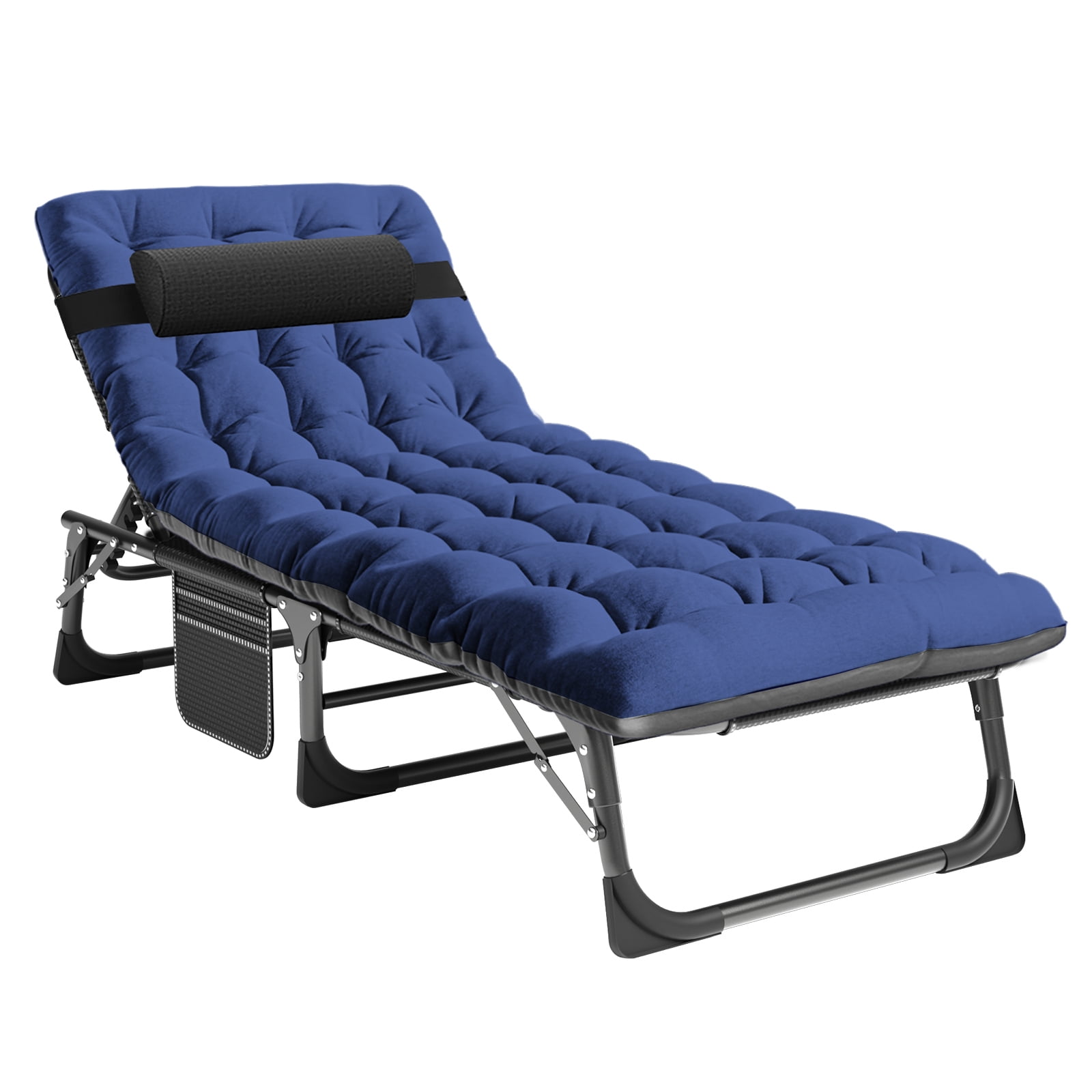 Adjustable Folding Lounge Chair for Pool, Patio, Beach