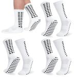 Men's Anti-Slip Grip Socks for Sports – 3 Pairs