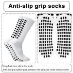 Men's Anti-Slip Grip Socks for Sports – 3 Pairs