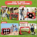 YIMORE Mini Pop Up Soccer Goal for Kids