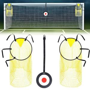 Ninoclar 3PCS Soccer Training Targets and Net Set