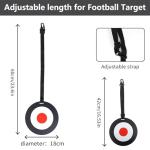 Ninoclar 3PCS Soccer Training Targets and Net Set