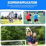 Ninoclar 3PCS Soccer Training Targets and Net Set