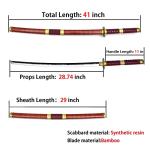 41-Inch Kitetsu Foam Sword with Strap & Stand